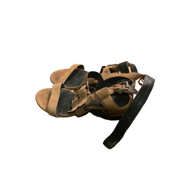 Rebecca Minkoff brown suede leather gladiator style strappy sandals shoes 7.5 - Picture 5 of 8